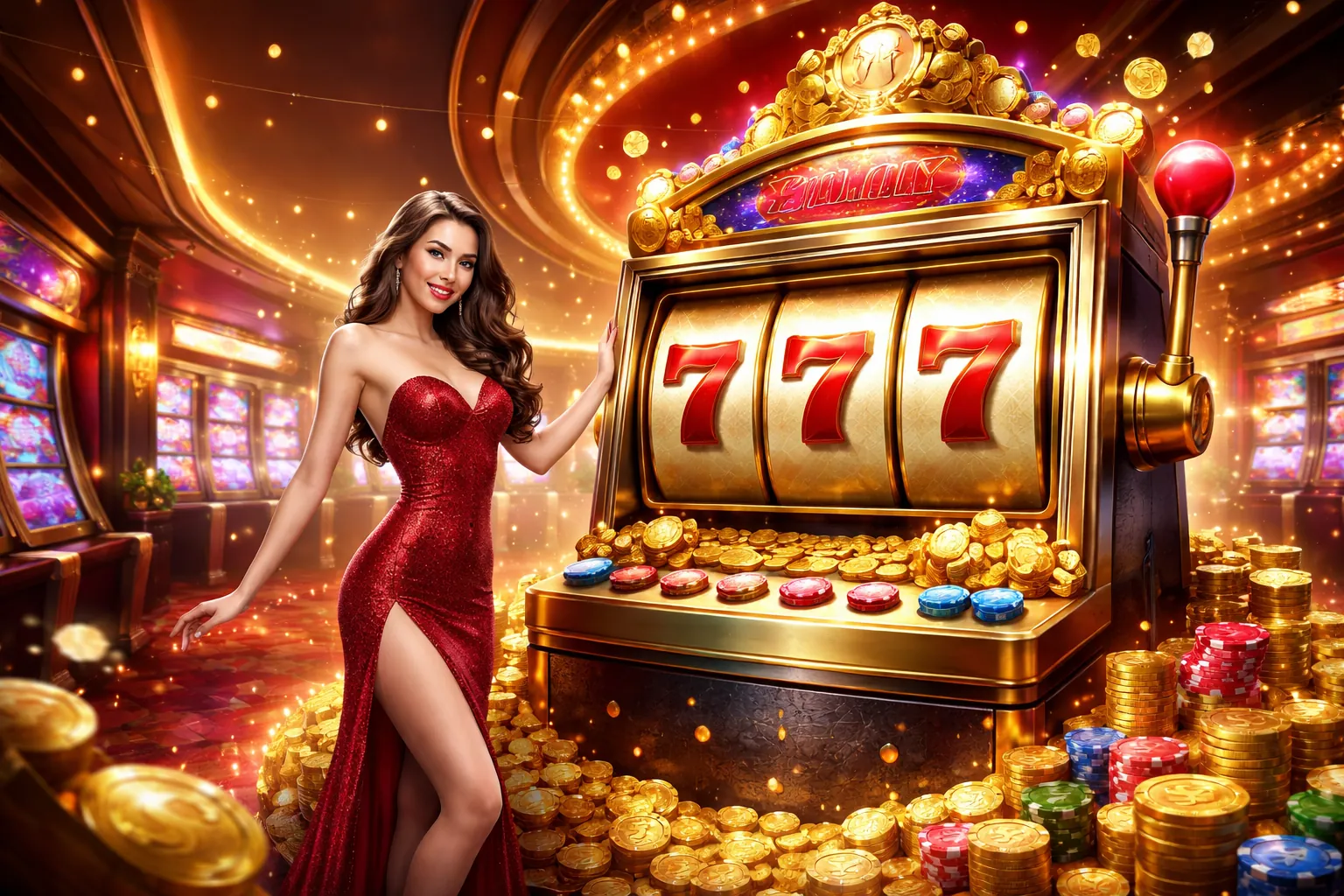 Hình ảnh chính các máy slot game rực rỡ tại 39go99 code